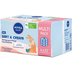 4006000034157 - Feuchttücher SOFT & CREAM weiß 57 Tücher 4006000034157 228 Tuch
