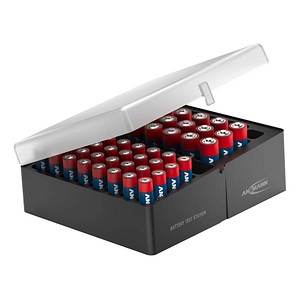 4013674181537 - Batterien Ansmann Vorratsbox mit 32 x Micro AAA und 20 x Mignon AA Batterien Aufhängeösen inkl Befestigungsmaterial