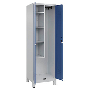 4066681617605 - Putzmittelschrank Classic Plus 080110-00-S10005 fernblau lichtgrau 600 x 500 x 1950 cm aufgebaut 4066681617605 C+P-Möbel 4066681617605 - Putzmittelschrank Classic Plus 080110-00-S10005 fernblau lichtgrau 600 x 500 x 1950 cm aufgebaut 4066681617605 C+P-Möbel