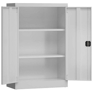 4061815996618 - Stahlschrank ClassiX X-530290 lichtgrau 800 x 380 x 1200 cm aufgebaut  4061815996618 LÜLLMANN