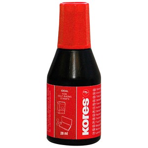 Kores® Stempelfarbe rot 28ml