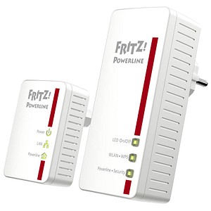 AVM FRITZ!Powerline 540E WLAN Powerline-Adapter-Set >> büroshop24