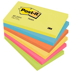 Post-it® Active Collection Haftnotizen 655TFEN farbsortiert 6 Blöcke