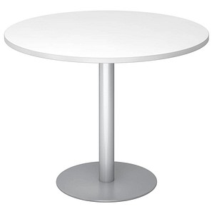 Bistrotisch weiß rund