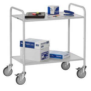 4017976048802 - Fetra 4880 Etagenwagen Stahl pulverbeschichtet Traglast (max) 150 kg Lichtgrau (RAL 7035)