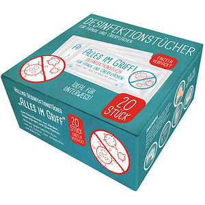 4003148221258 - Alles im Griff Desinfektionstücher 20 St 4003148221258 Hellma