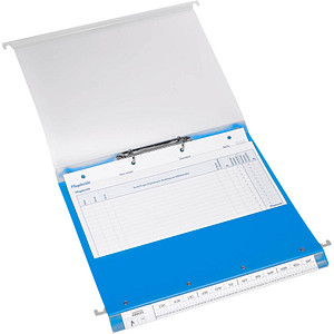 BOI Patienten-Dokumentations-Hängemappe 2-Ringe Click 2 Stationär blau Boden: 2,5 cm, 1 St.
