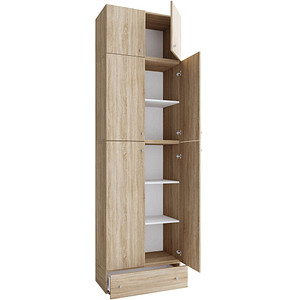 VCM my office Aktenschrank XXL Lona, 917797 sonoma-eiche 3 Fachböden 70,0 x 240,0 x 39,0 cm