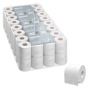 KATRIN Toilettenpapier Plus 3-lagig, 64 Rollen