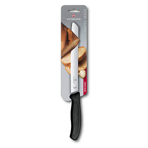 7611160019851 - Victorinox - SwissClassic Brotmesser 6863321B Wellenschliff 21 cm schwarz