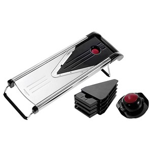 4004094113062 - Gemüsehobel WESTMARK V-PLUS Küchenreiben silberfarben (silberfarben schwarz) Reiben Hobel Küchenreiben 4004094113062 - Gemüsehobel WESTMARK V-PLUS Küchenreiben silberfarben (silberfarben schwarz) Reiben Hobel Küchenreiben