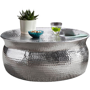 4250950272279 - WOHNLING Couchtisch rund Aluminium silber 750 x 750 x 310 cm 1 St