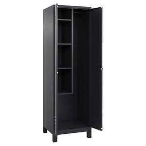 4066681617674 - Putzmittelschrank Classic Plus 080110-00-S10012 anthrazitgrau 600 x 500 x 1950 cm aufgebaut 4066681617674 C+P-Möbel
