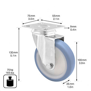 4001073051742 - Apparate-Lenkrolle RO 1700 grau 4001073051742 WAGNER design yourself 4001073051742 - Apparate-Lenkrolle RO 1700 grau 4001073051742 WAGNER design yourself