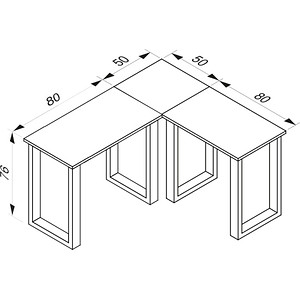 4051814433795 - Holz Schreibtisch Eckschreibtisch schlicht 130x130 L Form links oder rechts Arbeitstisch Platte 50 cm tief Computertisch Büromöbel - Lona U 4051814433795 - Holz Schreibtisch Eckschreibtisch schlicht 130x130 L Form links oder rechts Arbeitstisch Platte 50 cm tief Computertisch Büromöbel - Lona U