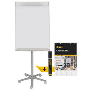 Bi-Office Flipchart DESIGN, EA48061824, 70x100cm, grau, mit Rollen, mit 2 Seitenarmen 5603750509264 Bi-Office