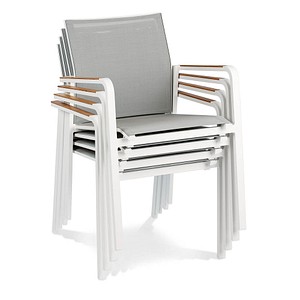 4043153106911 - BEST Gartenstuhl Stapelsessel Paros weiss grau weiss 4043153106911 - BEST Gartenstuhl Stapelsessel Paros weiss grau weiss