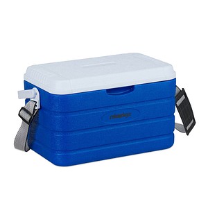 4052025309008 - Kühlbox 10 Liter blau mit Tragegurt 375x23x225cm (BxLxH) 4052025309008 Relaxdays