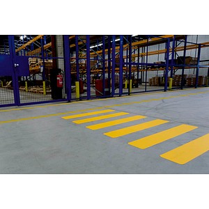 DURABLE Bodenmarkierungsband Zebrastreifen 200/05 gelb 200,0 x 1200,0 mm