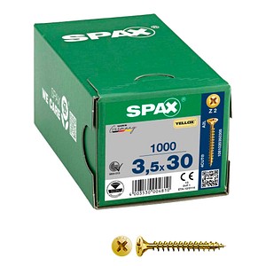 4003530004810 - Universalschrauben Z2 Senkkopf YELLOX 1081020350305 35 mm x 30 mm 4003530004810 1000 Stück