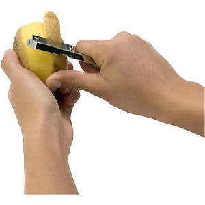 4000530547835 - Sparschäler Profi Plus Küchenschneider silberfarben (edelstahlfarben) Schäler Küchenschneider Cromargan Edelstahl Rostfrei 1810 mit Pendelklinge 4000530547835 - Sparschäler Profi Plus Küchenschneider silberfarben (edelstahlfarben) Schäler Küchenschneider Cromargan Edelstahl Rostfrei 1810 mit Pendelklinge