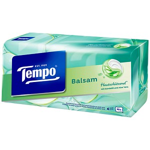 7322542521069 - Taschentücherbox Balsam 4-lagig weiß 90 Tücher