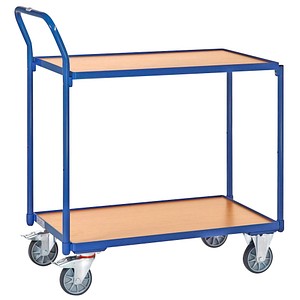 fetra Tischwagen 2740 850x500mm 2Böden blau 4017976027401 fetra