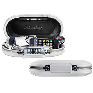 3520190936905 - Tresor P21347 5900EURDWHT 1 l 06kg weiß mit Mechanisches Zahlenschloss Kunststoff 3520190936905 Master Lock