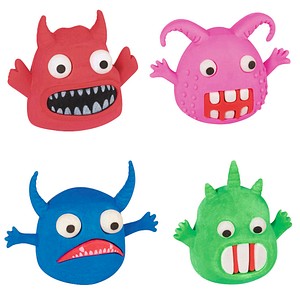 4061947014235 - 0 BRUNNEN Radiergummis Radiergummi Monster farbsortiert