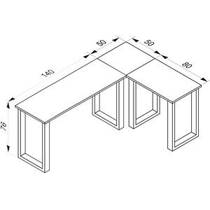 4051814396946 - Holz Schreibtisch Computertisch Arbeitstisch Büromöbel Eckschreibtisch Lona Tiefe 50 U Alu Schwarz 4051814396946 - Holz Schreibtisch Computertisch Arbeitstisch Büromöbel Eckschreibtisch Lona Tiefe 50 U Alu Schwarz