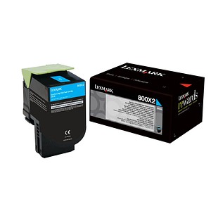 Lexmark 80C0X20  cyan Toner