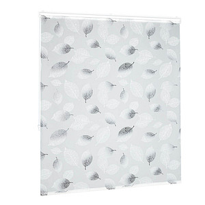 relaxdays Duschrollo Blätter 140,0 x 240,0 cm