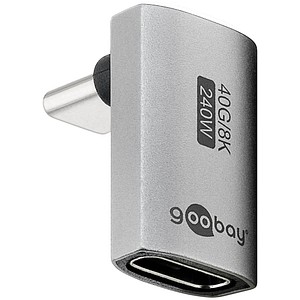 GOOBAY 74448 - USB 4.0 Adapter, C Stecker auf Stecker, gerade