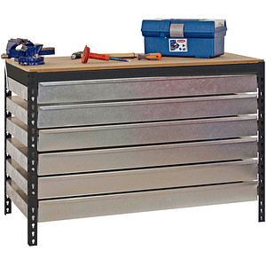 8425437138409 - Werkbank SIMONWORK BT5 BOX anthrazit 6 Schubladen 1210 x 760 x 842 cm 8425437138409 Simonrack