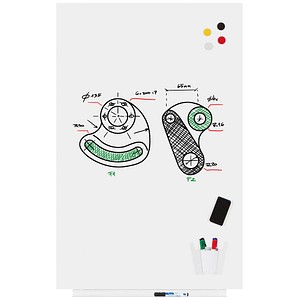 Rocada Whiteboard Skin Matt, 6420MATT, 115x75cm, kunststoffbeschichtet, rahmenlos 8427951642097 Rocada