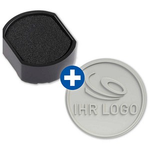 4044589945716 - Stempelplatte + integriertes Stempelkissen Ersatz-Set für 4612