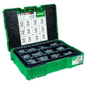 4003530255496 - Box systainer T-Loc i Schraubenset mit 12 Abmessungen Senkkopf t-star plus 4CUT wirox - Spax