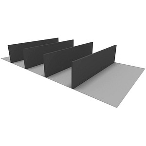 4260743069634 - fm Trennstege schwarz 4 St 4260743069634 - fm Trennstege schwarz 4 St