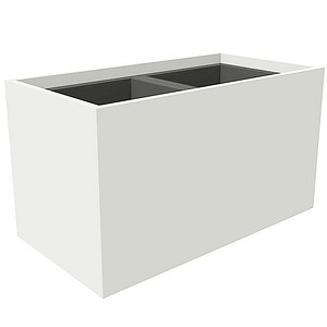 Plant Pflanzkübel Holz 73,1 x 38,0 x 40,0 cm weiß