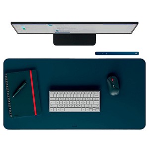 LEITZ Schreibtischunterlage groß nachtblau Kunststoff 80,0 x 40,0 cm, 1 St.