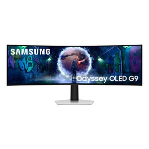 SAMSUNG G93SD Curved Monitor 124,5 cm (49,0 Zoll) silber