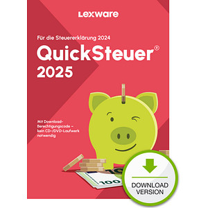 9783648178553 - LEXWARE QuickSteuer 2025 (für das Steuerjahr 2024) Software Vollversion (Download-Link)