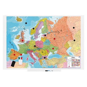 8427951964212 - Whiteboard Skin WB MAP Europa 1500 x 1000 cm bunt Stahl 8427951964212 - Whiteboard Skin WB MAP Europa 1500 x 1000 cm bunt Stahl