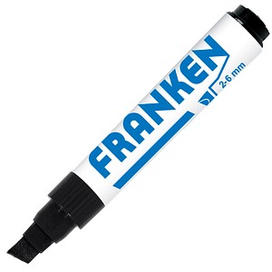 Franken Flipchartmarker Z2200 10, Stift, schwarz, 2-6mm Keilspitze 4016946189477 Franken