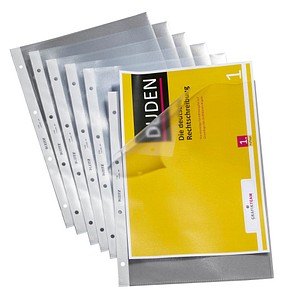 100 LEITZ Prospekthüllen 4784 transparent genarbt