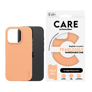 CARE by PanzerGlass® Fashionable Case Handy-Cover für Apple iPhone 16 Pro orange