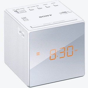Image of SONY ICF-C1W Radiowecker weiß