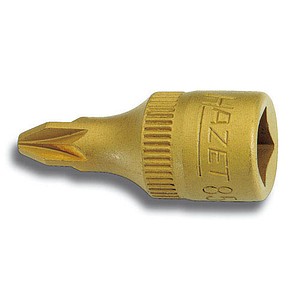 4000896037360 - HAZET 8507-PZ1 1 4 PZ (Kreuzschlitz) Steckschlüsseleinsatz Größe PZ 1