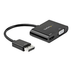 StarTech.com DisplayPort/VGA, HDMI Adapter 32,2 cm schwarz, 1 St.