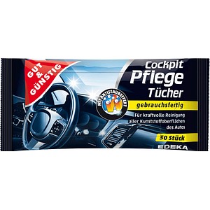 4311501035191 -  feuchte Reinigungstücher Cockpit 30 Tücher 4311501035191 GUT&GÜNSTIG 30 Tuch